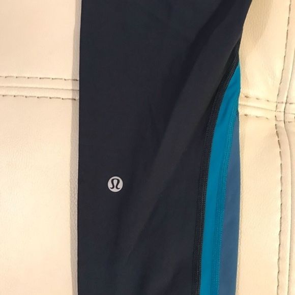 Lululemon Wild Twist Leggings Women's Size 6 Gray/ Green Running Training - Picture 11 of 12